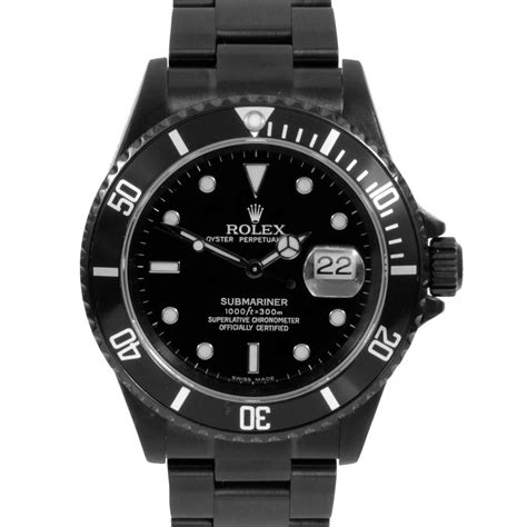 submarine rolex black|Rolex Submariner all black price.